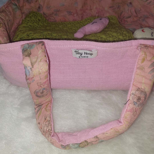 Tiny Hoop Doll Carry Cot