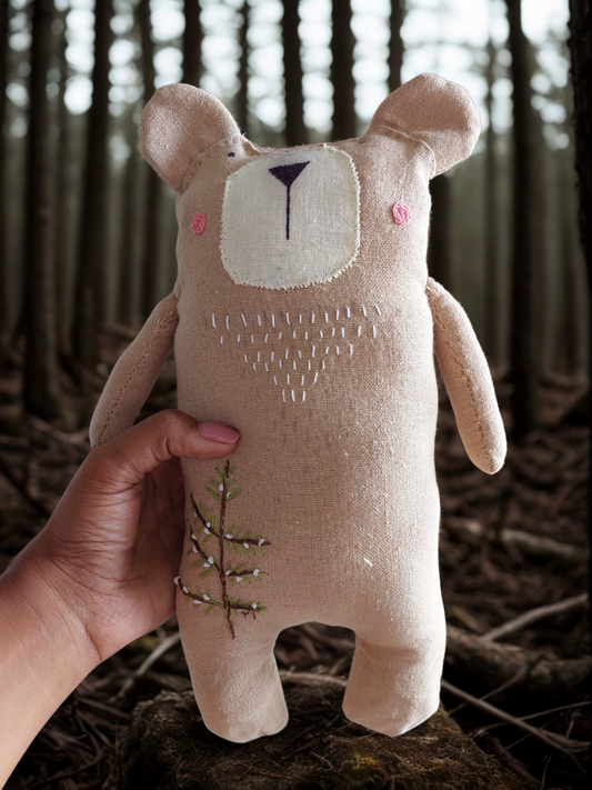 Handembroidered bear
